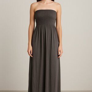 Love‎ Chesley Strapless Smocked Maxi Dress